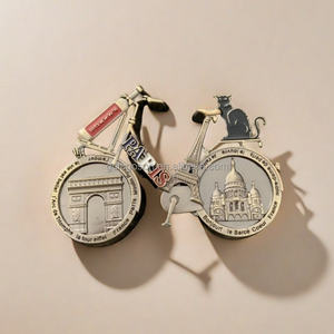 Autocollants de Réfrigérateur en Métal Personnalisés Strasbourg Tourisme Souvenirs Cigogne Blanche <span class=keywords><strong>Alsace</strong></span> Cadeaux de Voyage France Aimants pour Réfrigérateur - Product Image 6