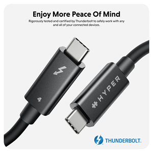 Cable activo HyperDrive THUNDERBOLT 4 (2.0M) para dispositivos Thunderbolt 4 y 3, USB4 y USB-C - Product Image 2