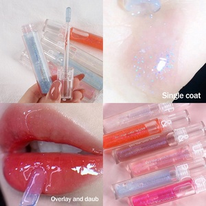 Brillant à lèvres transparent, brillant à lèvres hydratant, couleur claire, brillant à lèvres végétalien biologique, rouge à lèvres en cristal - Product Image 2