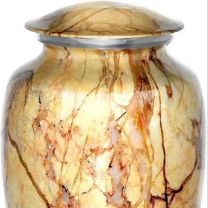 Urne funéraire en métal de grande capacité de haute qualité en aluminium de couleur émaillée à vendre au prix de gros - Product Image 1