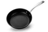 Poêle à frire moderne en aluminium antiadhésive de 24 cm avec couvercle en verre, compatible avec les plaques à induction, sans PFOA, pour la cuisine à domicile, poignée en acier inoxydable