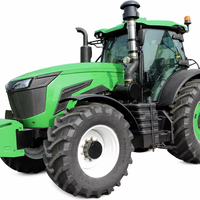 Tracteur agricole 120 CV 12F+12R avec boîte de vitesses shuttle, cabine climatisée, trois sorties hydrauliques, prise de force 540/760 tr/min