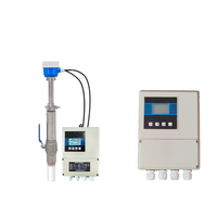 Customizable Stainless Steel Plug-In Electromagnetic Flowmeter 1% Accuracy for Water -20~+60 1.6MPa Pressure 2-Year