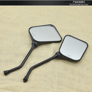 Suzuki Motorcycle Rearview <b>Mirror</b> Plane <b>Mirror</b> 10mm Positive Wire GS125DCJ1F <b>Plastic</b> Black Rear Placement - Product Image 3