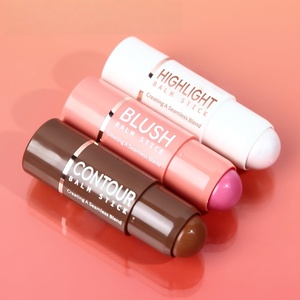Barra Iluminadora en Crema Pastel con Brillo Rosa Personalizada, Iluminador en Polvo con Brillo, Bronceador, Barra Iluminadora Corporal - Product Image 3