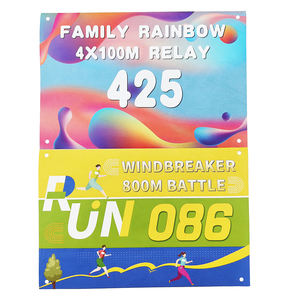 Le plus récent arc-en-ciel familial 4x100m relais bavoirs résistants à l'eau salée - Product Image 3