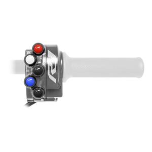 Cubierta de control del acelerador con interruptor integrado en el manillar para Yamaha YZF-R1 (Titanio) - Product Image 5