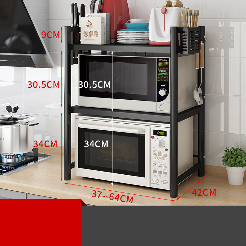 Multifunctional Eco-friendly Microwave Oven Storage Rack