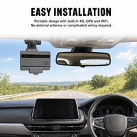 Caméra embarquée 4CH 4G GPS WiFi Bluetooth avec enregistrement sur double carte TF pour le suivi et la surveillance en temps réel de la flotte