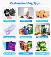 Sacs Doypack Personnalisés en Gros avec Fermeture Ziplock Résistante, Pochettes Sachets Doypack pour Bonbons et Biscuits
