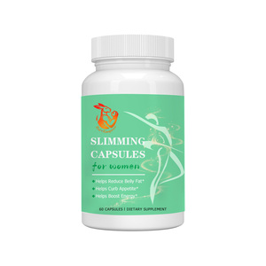 Capsules amincissantes de marque privée avec mélange exclusif d'extrait de racine d'Ashwagandha, aide à réduire la graisse abdominale, complément alimentaire naturel à base de plantes - Product Image 1