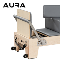 Lit de yoga professionnel Deluxe en érable avec demi-trapèze, durable, réglable, écologique, multifonctionnel, pour la santé corporelle à domicile
