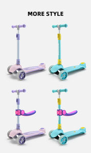 <span class=keywords><strong>Micro</strong></span> Scooter à trois <span class=keywords><strong>roues</strong></span> pour enfants <span class=keywords><strong>Micro</strong></span> Scooter à pédales pour enfants à grandes <span class=keywords><strong>roues</strong></span> avec étincelle - Product Image 5