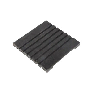 Coussin <span class=keywords><strong>de</strong></span> rail en caoutchouc rainuré pour passage à niveau ferroviaire, sous traverses en béton - Product Image 5