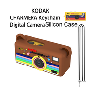 Étui de protection en silicone Lerp&Retro 1987 Kodak Charmera avec sangle de cou pour mini caméra numérique porte-clés