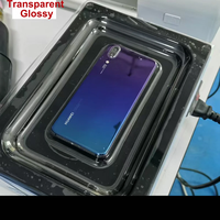 Machine automatique de laminage et de thermoformage pour films de protection de téléphones portables, avec couverture intégrale arrière et changement de couleur personnalisé
