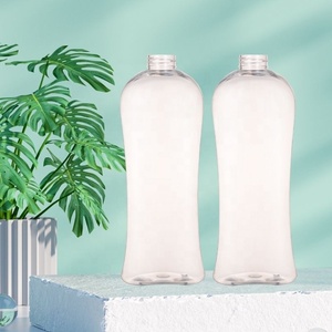 PET — bouteille en plastique transparente, 1000ml, <span class=keywords><strong>1</strong></span> l, contenant pour savon liquide, savon à la vaisselle, <span class=keywords><strong>Gel</strong></span> <span class=keywords><strong>douche</strong></span>, animaux domestiques - Product Image 2