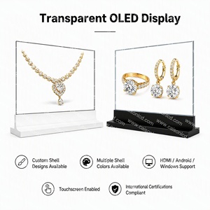 Écran publicitaire LCD de 30 <span class=keywords><strong>pouces</strong></span> Affichage de signalisation numérique TFT Écran <span class=keywords><strong>OLED</strong></span> transparent Affichage publicitaire LCD - Product Image 3