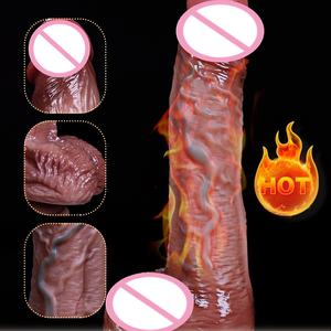 Einziehbarer Schwingender Realistischer Silikon-<span class=keywords><strong>Dildo</strong></span> mit Kabelloser Fernbedienung, Weiches Sexspielzeug mit 10 Vibrations-, <span class=keywords><strong>5</strong></span> Stoß- und Rotationsmodi für Frauen - Product Image 6