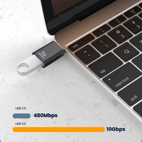 Usine Type C USB 3.0 OTG adaptateur 10A charge rapide USB C mâle femelle convertisseur pour Macbook ordinateur portable téléphones mobiles tout neuf