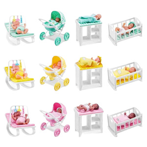 กล่องเซอร์ไพรส์ <span class=keywords><strong>Zuru</strong></span> My Mini Baby 5 ลูกบอลพร้อมตุ๊กตา รถเข็นเด็ก และอุปกรณ์เสริมเปลเด็ก ทำจากพลาสติกสำหรับเด็ก - Product Image 5