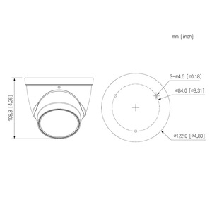 Caméra dôme intelligente DH Xinghan AI IPC-HDW3849T-ZS-IL 8MP 4MP à double éclairage, vari-focale, WizSense, Pan-Tilt, CMOS, PoE, détection de mouvement - Product Image 6