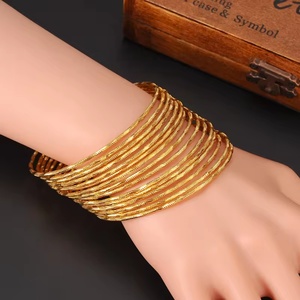 Pulsera de Moda Jxx, Brazalete al por Mayor, Brazaletes Chapados en Oro de 24K de Dubái, Brazaletes Indios, Joyería para Bodas - Product Image 2