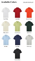 Camiseta Polo Repelente de Mosquitos para Hombre, de Seda de Hielo, Secado Rápido, Transpirable, Tallas Grandes S-7XL, Logotipo Personalizado, Camiseta Polo Casual de Golf