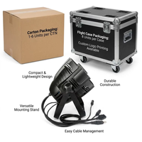 Projecteur LED professionnel 54x3W RGB à faisceau large 25-45° 6000K pour éclairage de scène, contrôle DMX512 8 canaux, IP20, pour mariages et discothèques