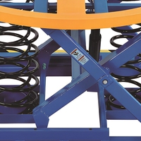 Plateforme élévatrice manuelle à ressort rotatif pour palettes, table de levage auto-équilibrante pour ligne de production, capacité 2000 kg