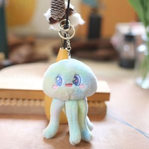 Mignon et Adorable Pendentif Peluche Animal Marin Méduse, Breloque de Sac Pieuvre, Porte-clés Poupée - Product Image 6