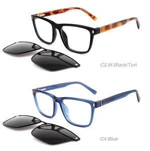 Birçok modelde erkek yüksek kaliteli kare klip moda TR çerçeve + asetat bacaklar polarize lensler - Product Image 2