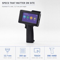 Imprimante jet d'encre portable TIJ thermique 300 DPI avec cartouche de 42 ml pour codes de lot et QR codes sur cartons, câbles et pochettes