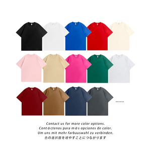 Retro Phong Cách Mỹ Ngắn Tay Áo 200g100% Cotton Chéo Biên Giới Chấ<span class=keywords><strong>t</strong></span> Lượng Phun Kỹ Thuậ<span class=keywords><strong>t</strong></span> Hợp Thời Trang <span class=keywords><strong>T</strong></span>ùy Chỉnh In <span class=keywords><strong>T</strong></span>-Shirt Người Đàn Ông Phụ Nữ - Product Image 6