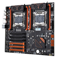 Carte mère de jeu HUANANZHI X99 F8D PLUS nouvelle E-ATX double processeur, quatre canaux DDR4 Intel SATA 256 Go pour ordinateur de bureau