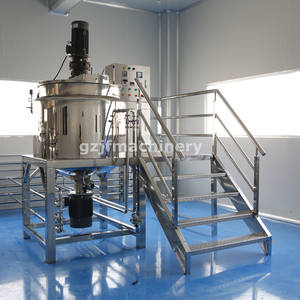 Mesin pencampur sampo tangki emulsifikasi homogen reaktor campuran kimia - Product Image 4
