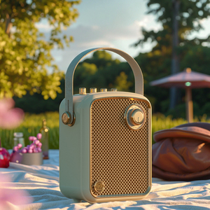 Thiết Kế Mới Hộp Âm Thanh L100 50W Loa Siêu Trầm Có Thể Sạc Lại Xách Tay Retro <span class=keywords><strong>Bluetooth</strong></span> Loa Cho Âm Nhạc - Product Image 1