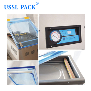 HVC-300T/1A 半自动单室真空封口机，用于食品肉类塑料袋热封包装机 - Product Image 4