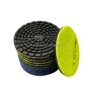 Pabrik langsung Diameter 100mm 4-inci bantalan pengilap berlian alat Resin untuk batu marmer granit pengamplasan pengasah OEM - Product Image 3