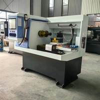 Tour CNC de réparation de jantes en aluminium et fer entièrement automatique HONGXI 7KW TH-SNY9800 de haute qualité pour atelier, garantie 1,5 an