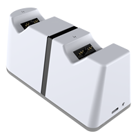 Station de charge double pour manettes DualSense Pro Slim avec indicateur LED filaire, gestion intelligente de l'alimentation, stable et durable pour le jeu
