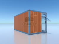 Maisons modulaires en conteneurs avec des unités de construction préfabriquées en acier multifonctionnelles, adaptées à divers scénarios résidentiels
