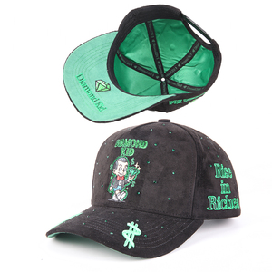Gorra de Béisbol de Ante con Forro de Satén y Logotipo Personalizado para Hombre, Bordado <span class=keywords><strong>3D</strong></span> de 5 Paneles, Venta al Por Mayor de Fábrica - Product Image 1
