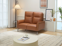 Sofá de Cuero Ergonómico de Diseño Moderno de Alta Calidad al por Mayor, Relleno de Esponja, Modelo ARREDAMENTI 4050A-M1, Juego para el Hogar, Hotel, Villa