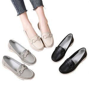 Mocasines Casuales de Moda para Mujer 2026, Zapatos Planos Antideslizantes de un Solo Color, Zapatos Modernos para Mamá - Product Image 2