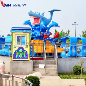 Ngoài Trời Phổ Biến Nước Trẻ Em Trò Chơi Chiến Đấu Shark Island Giải Trí Rides Để Bán - Product Image 5