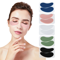 Personnalisable Collagène Or Réutilisable Silicone Sous Les Yeux Masques Feuille Patch Gel Insert Acide Hyaluronique Masque