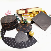 Coussinets en papier kraft alvéolé écologiques et recyclables de qualité alimentaire pour l'emballage protecteur de chocolats et biscuits
