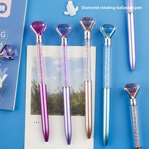 Bolígrafo creativo de diamante grande, logotipo de <span class=keywords><strong>4</strong></span> <span class=keywords><strong>colores</strong></span>, 1,0mm, 1,0mm, 1,0mm, 1,0mm, brillo de cristal colorido, plástico metálico - Product Image 3