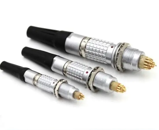 connector FGG+PHG Ducking Type connector black Silver, gold, rose gold, white, 0b 1b 4-core connectors